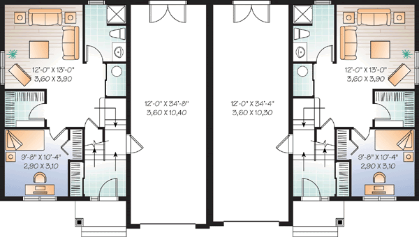 Lower Floor Plan: 5-905