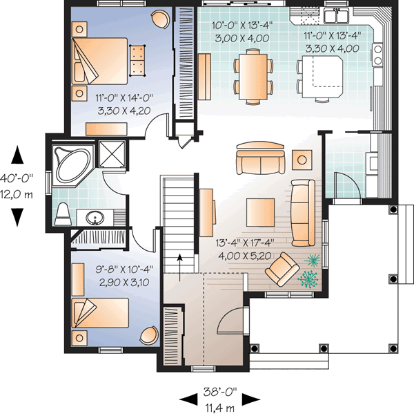 Main Floor Plan: 5-908