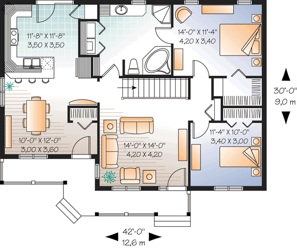 Main Floor Plan: 5-909