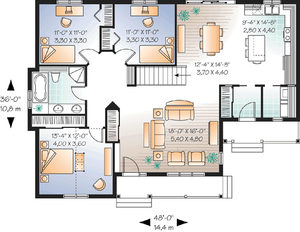 Main Floor Plan: 5-913