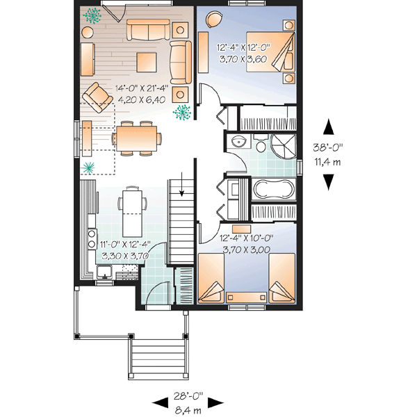 Main Floor Plan: 5-914