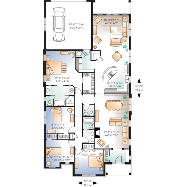 Main Floor Plan: 5-922