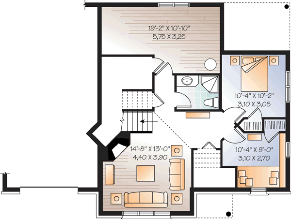 Lower Floor Plan: 5-936