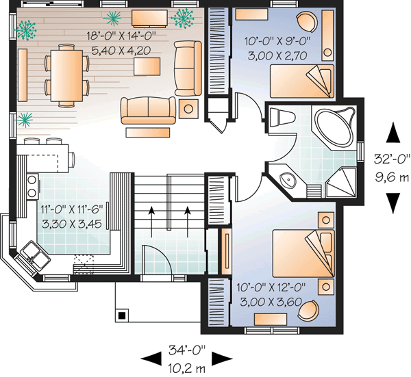 Main Floor Plan: 5-945