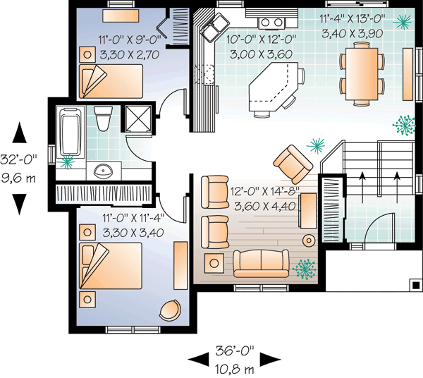 Main Floor Plan: 5-946