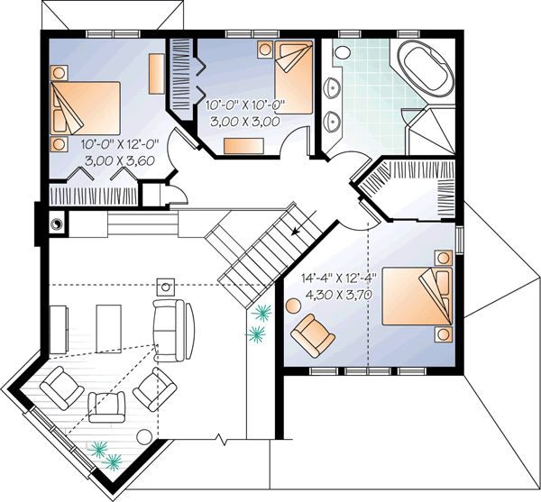 Upper/Second Floor Plan: 5-949