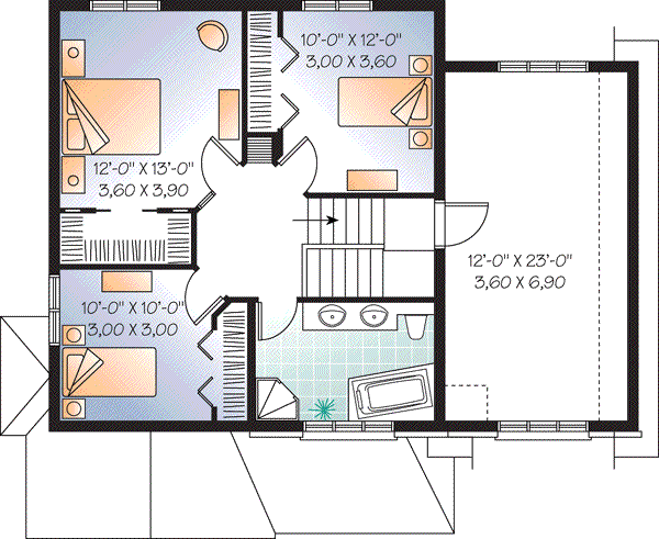 Upper/Second Floor Plan: 5-950