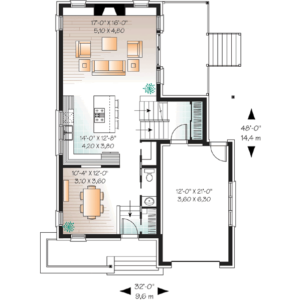 Main Floor Plan: 5-951