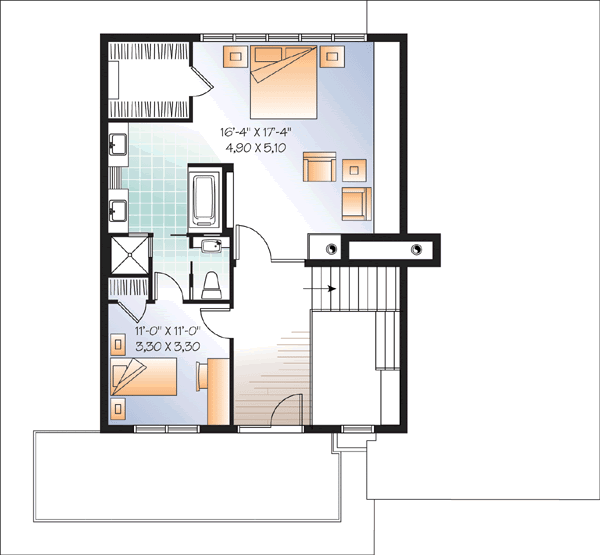 Upper/Second Floor Plan: 5-952