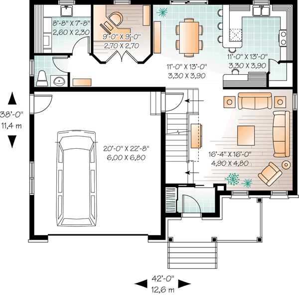 Main Floor Plan: 5-956