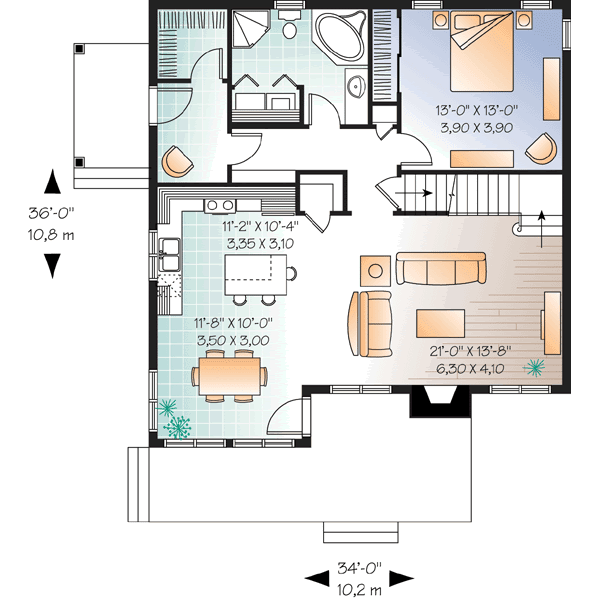 Main Floor Plan: 5-957