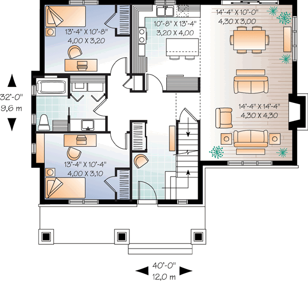 Main Floor Plan: 5-958