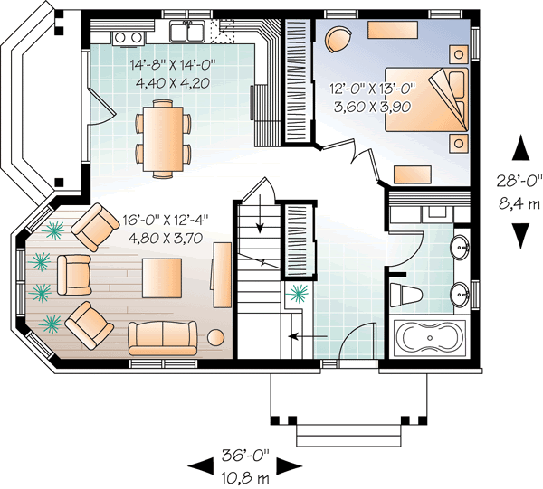 Main Floor Plan: 5-959