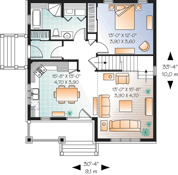 Main Floor Plan: 5-960