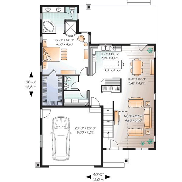 Main Floor Plan: 5-964