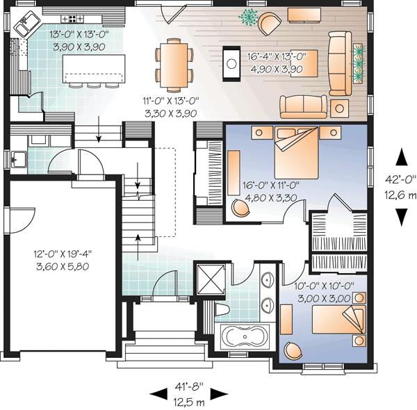 Main Floor Plan: 5-965