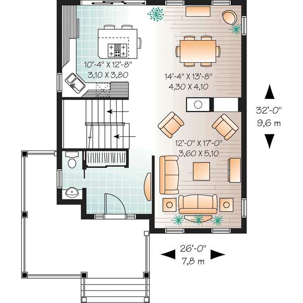 Main Floor Plan: 5-973