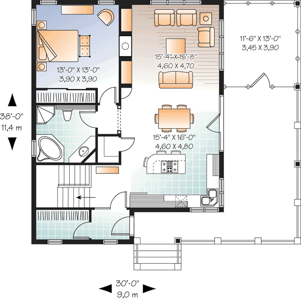 Main Floor Plan: 5-986