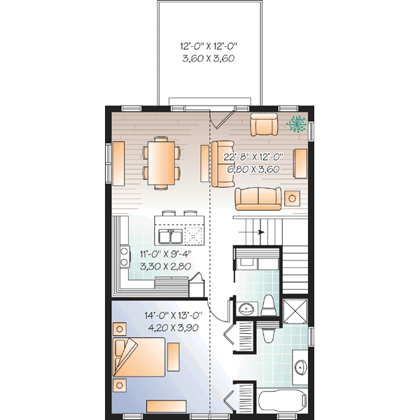 Upper/Second Floor Plan: 5-988
