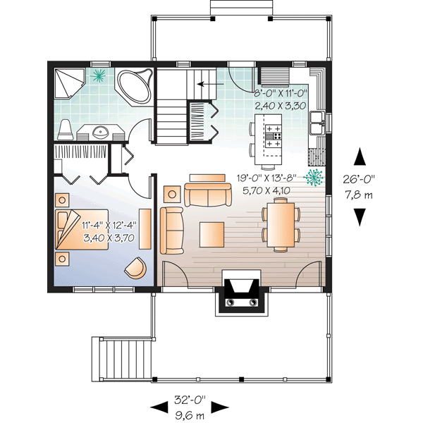 Main Floor Plan: 5-989
