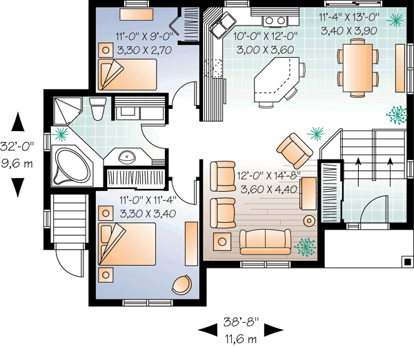Main Floor Plan: 5-991