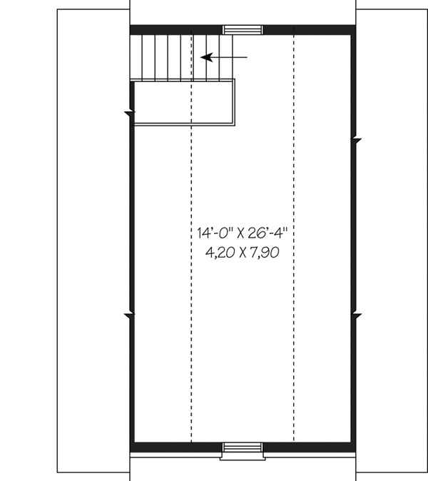 Upper/Second Floor Plan: 5-996