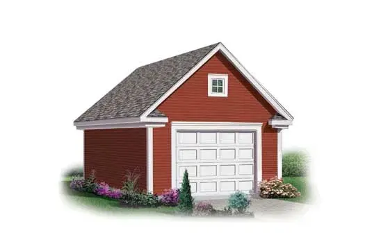 Traditional house plans 5-997 - front exterior, 656 sq ft, 0 bed, 0 bath house plans | Monster House Plans