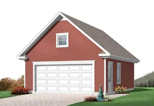 Traditional house plans 5-999 - front exterior, 1,083 sq ft, 0 bed, 0 bath house plans | Monster House Plans