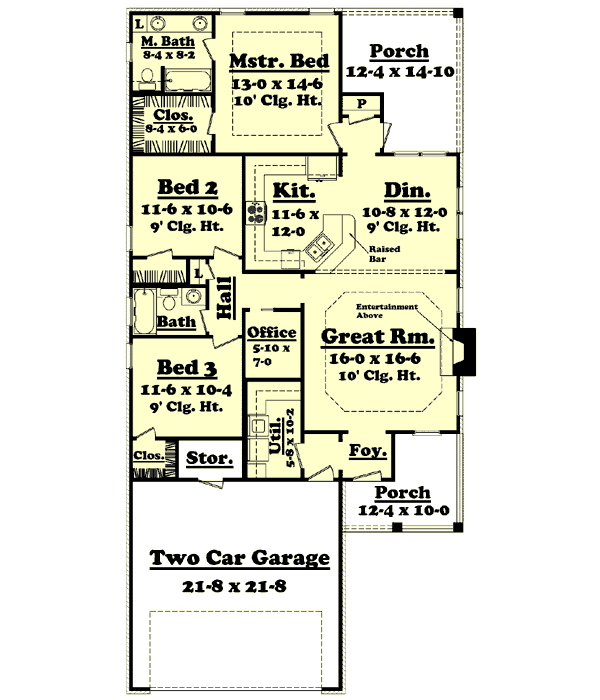 Main Floor Plan: 50-116