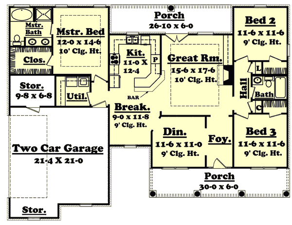 Main Floor Plan: 50-117