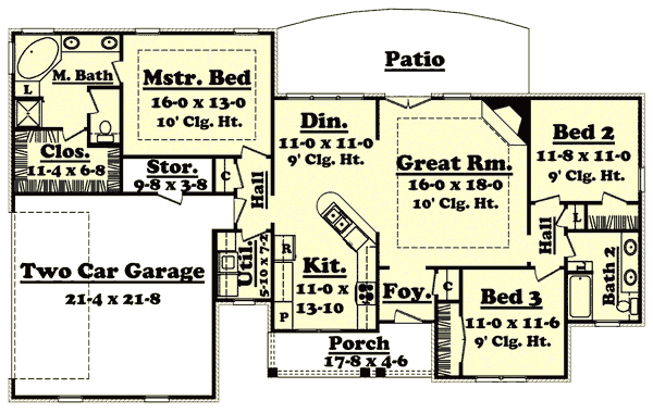 Main Floor Plan: 50-118