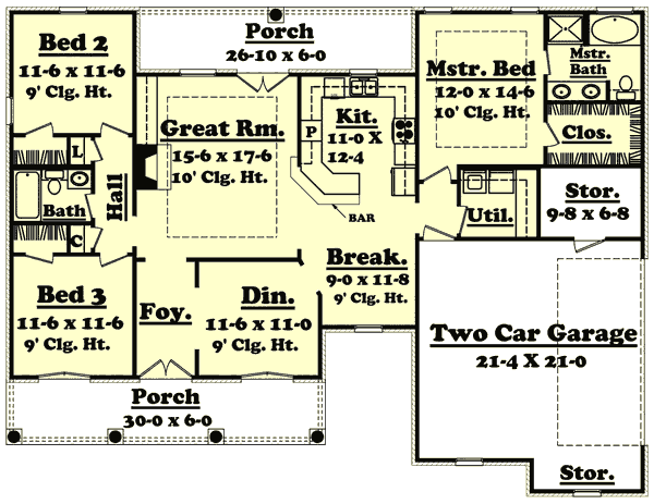 Main Floor Plan: 50-121