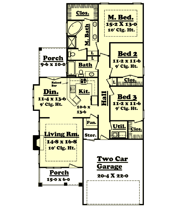 Main Floor Plan: 50-123
