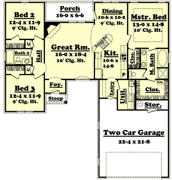 Main Floor Plan: 50-124