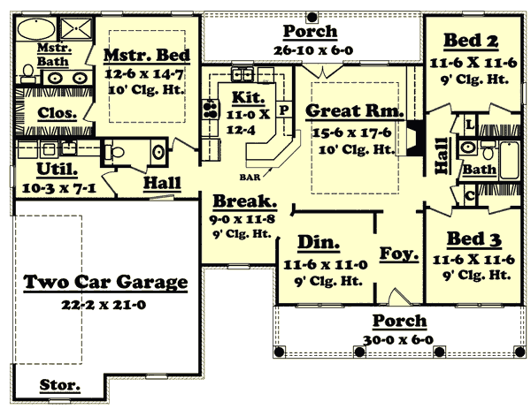 Main Floor Plan: 50-125