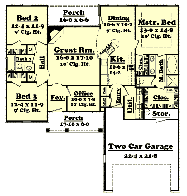 Main Floor Plan: 50-128
