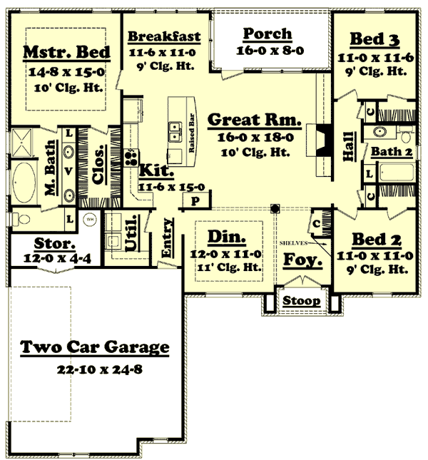 Main Floor Plan: 50-129