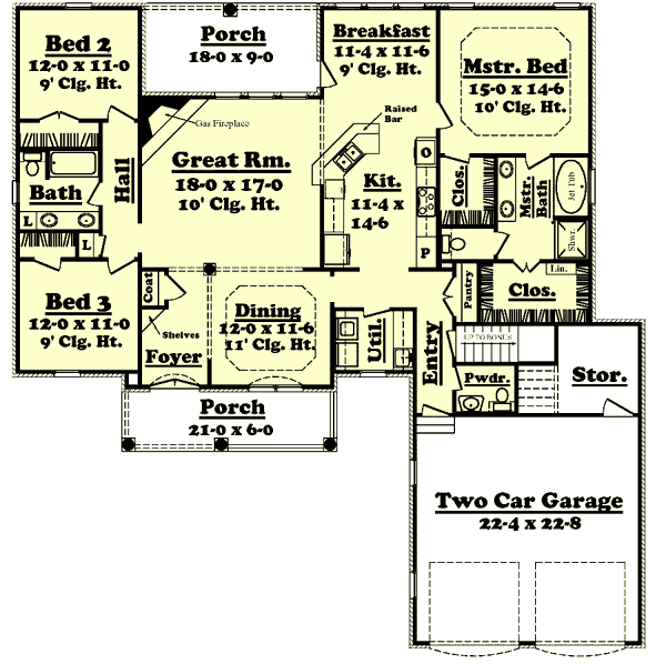Main Floor Plan: 50-131