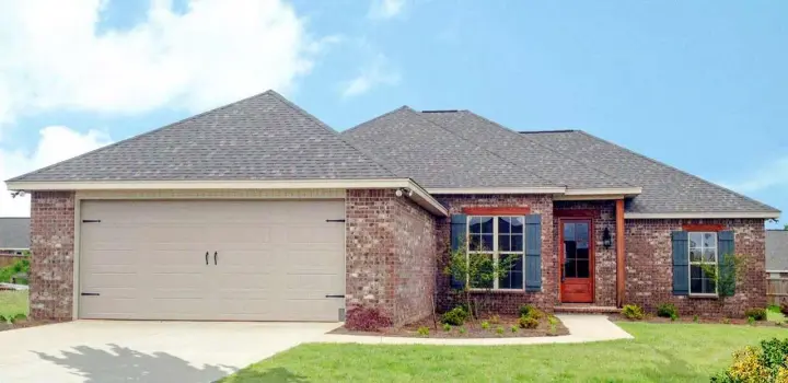 Traditional house plans 50-142 - front exterior, 1,849 sq ft, 3 bed, 2 bath house plans | Monster House Plans