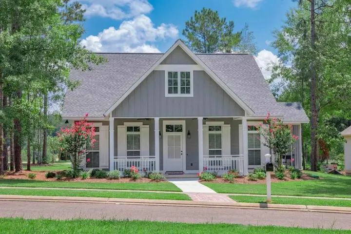Farmhouse house plans 50-282 - front exterior, 2,219 sq ft, 4 bed, 3 bath house plans | Monster House Plans