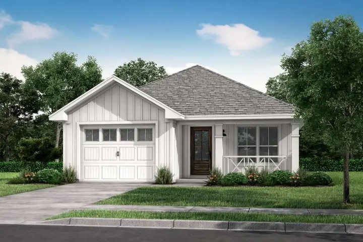 Country house plans 50-286 - front exterior, 1,250 sq ft, 3 bed, 2 bath house plans | Monster House Plans