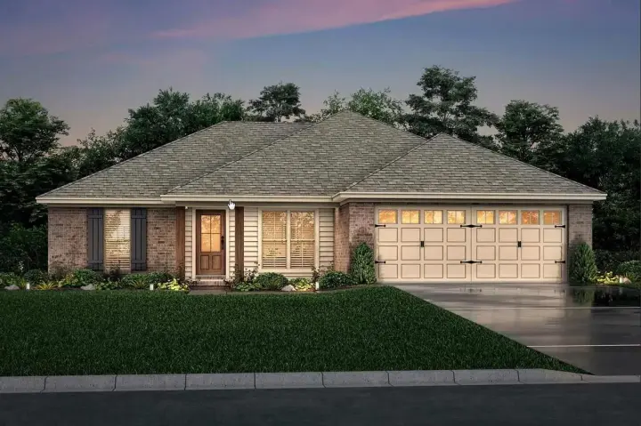 Traditional house plans 50-288 - front exterior, 1,300 sq ft, 3 bed, 2 bath house plans | Monster House Plans