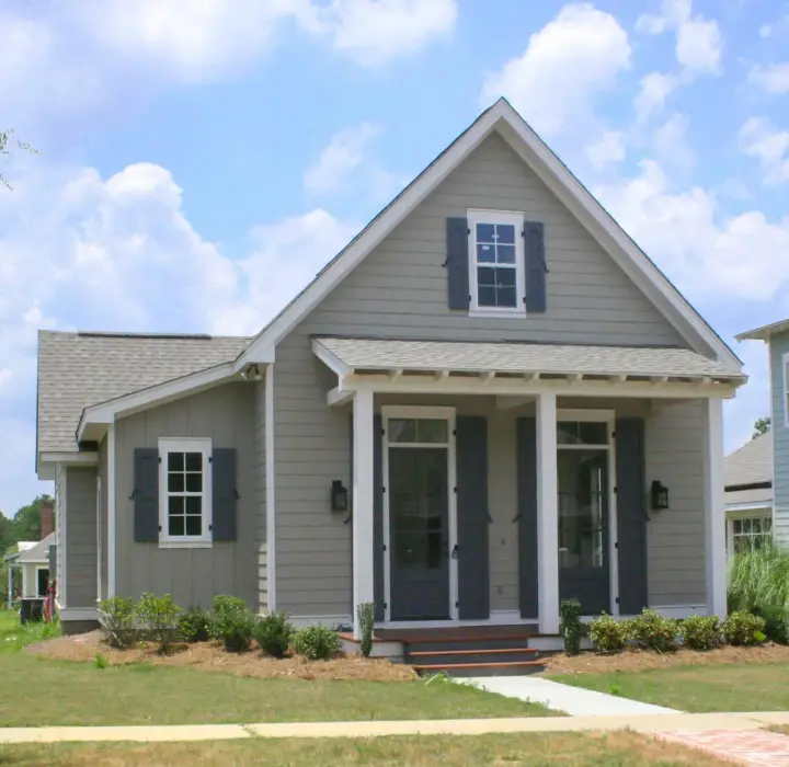 Cottage house plans 50-297 - front exterior, 1,550 sq ft, 3 bed, 2 bath house plans | Monster House Plans