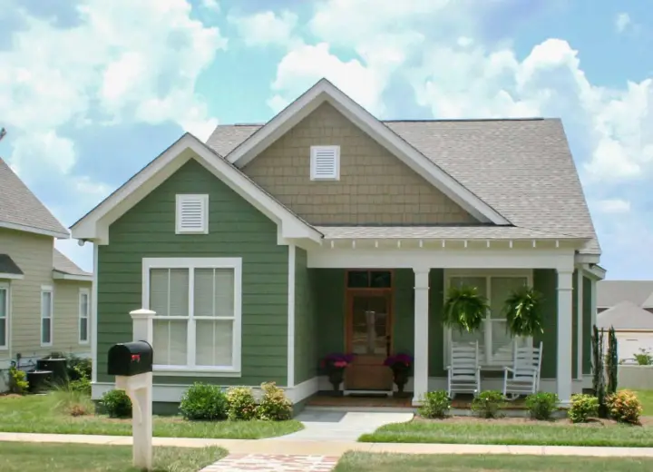 Cottage house plans 50-298 - front exterior, 1,550 sq ft, 3 bed, 2 bath house plans | Monster House Plans