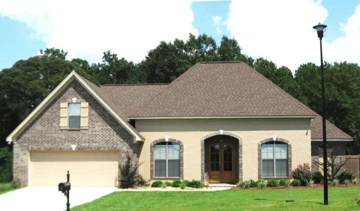 Acadian house plans 50-329 - front exterior, 1,900 sq ft, 3 bed, 2 bath house plans | Monster House Plans