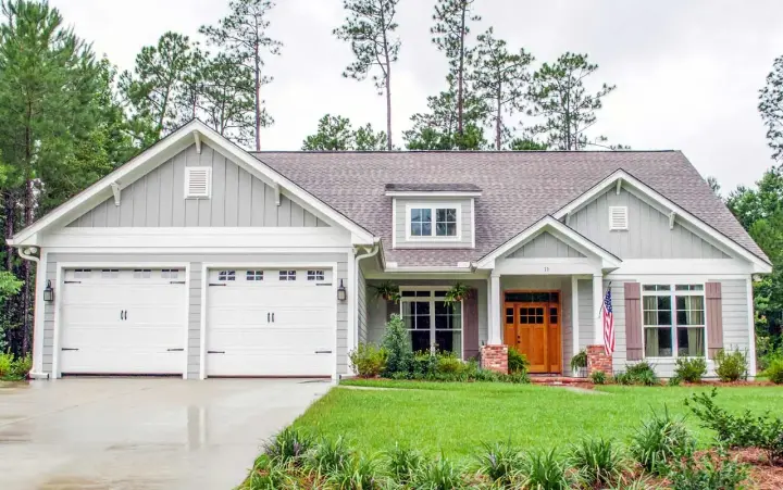 Craftsman house plans 50-343 - front exterior, 2,136 sq ft, 3 bed, 2 bath house plans | Monster House Plans