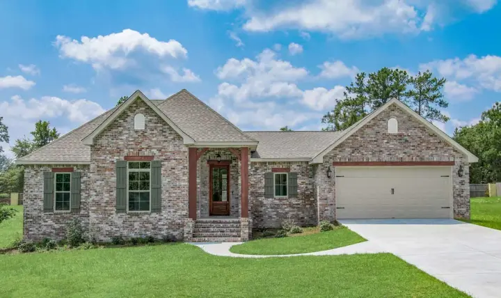 Traditional house plans 50-378 - front exterior, 1,889 sq ft, 4 bed, 2 bath house plans | Monster House Plans