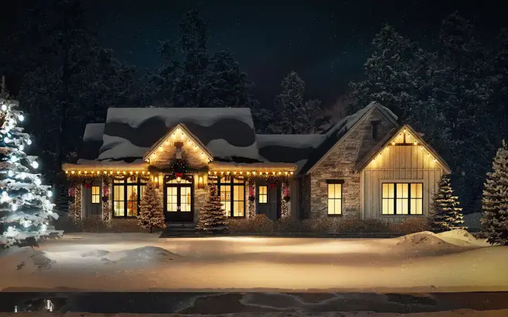 Modern Farmhouse house plans 50-530 - front exterior, 2,278 sq ft, 3 bed, 3 bath house plans | Monster House Plans