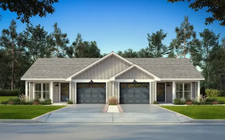 Country house plans 50-537 - front exterior, 2,196 sq ft, 4 bed, 4 bath house plans | Monster House Plans