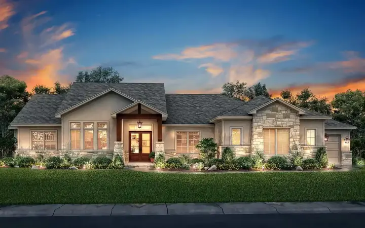 Tuscan house plans 50-576 - front exterior, 2,920 sq ft, 3 bed, 2 bath house plans | Monster House Plans